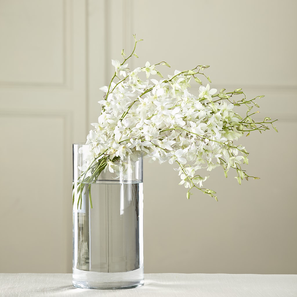 White Dendrobium Bouquet – Touch Of Roses Inc, Visalia CA