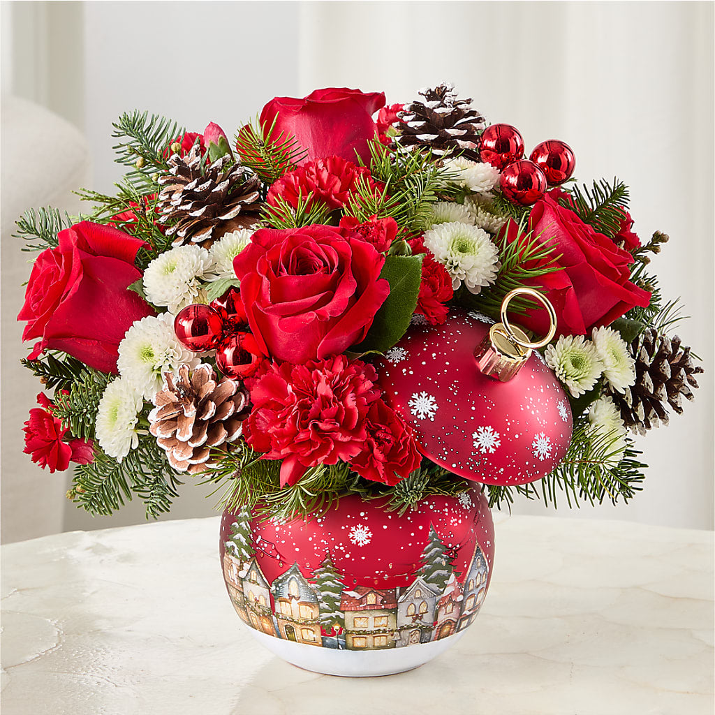 Christmas Carols Ornament –  Touch Of Roses, Visalia CA