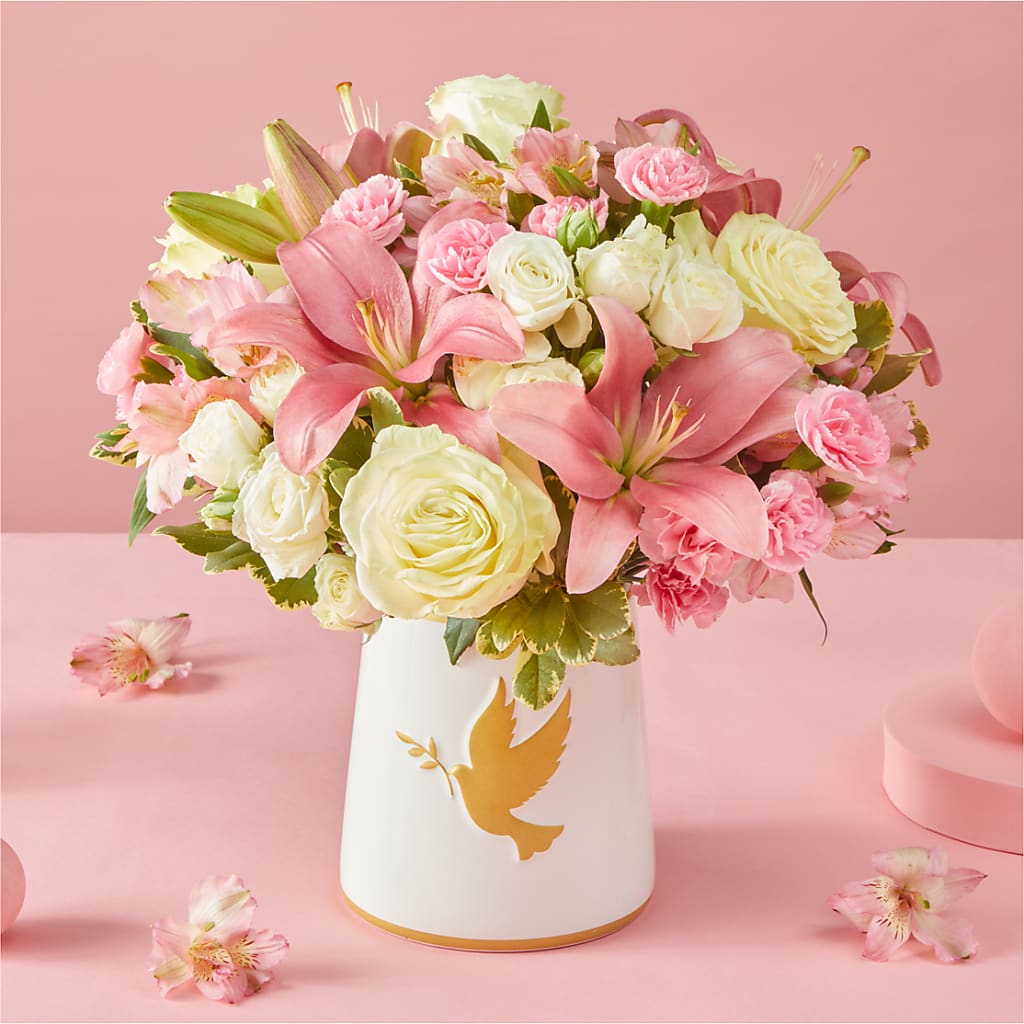 Gentle Healing Bouquet –  Touch Of Roses, Visalia CA