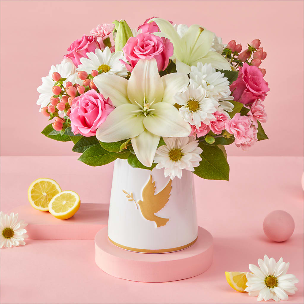 Whispers of Comfort Bouquet –  Touch Of Roses, Visalia CA