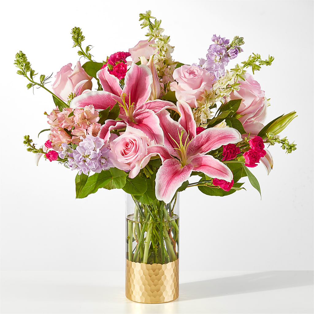 Mauvelous Bouquet –  Touch Of Roses Inc, Visalia CA