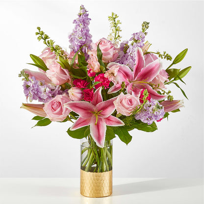 Mauvelous Bouquet –  Touch Of Roses Inc, Visalia CA