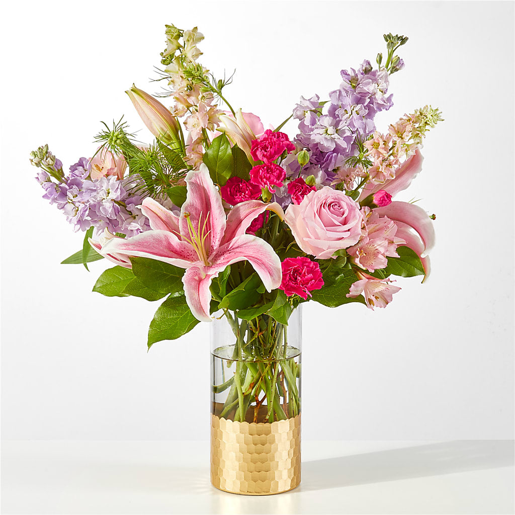 Mauvelous Bouquet –  Touch Of Roses Inc, Visalia CA