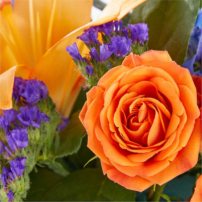 Radiant Citrus Box Bouquet –  Touch Of Roses, Visalia CA