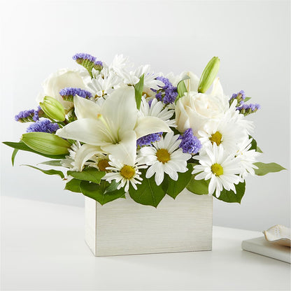 Beyond Blue Box Bouquet –  Touch Of Roses Inc, Visalia CA