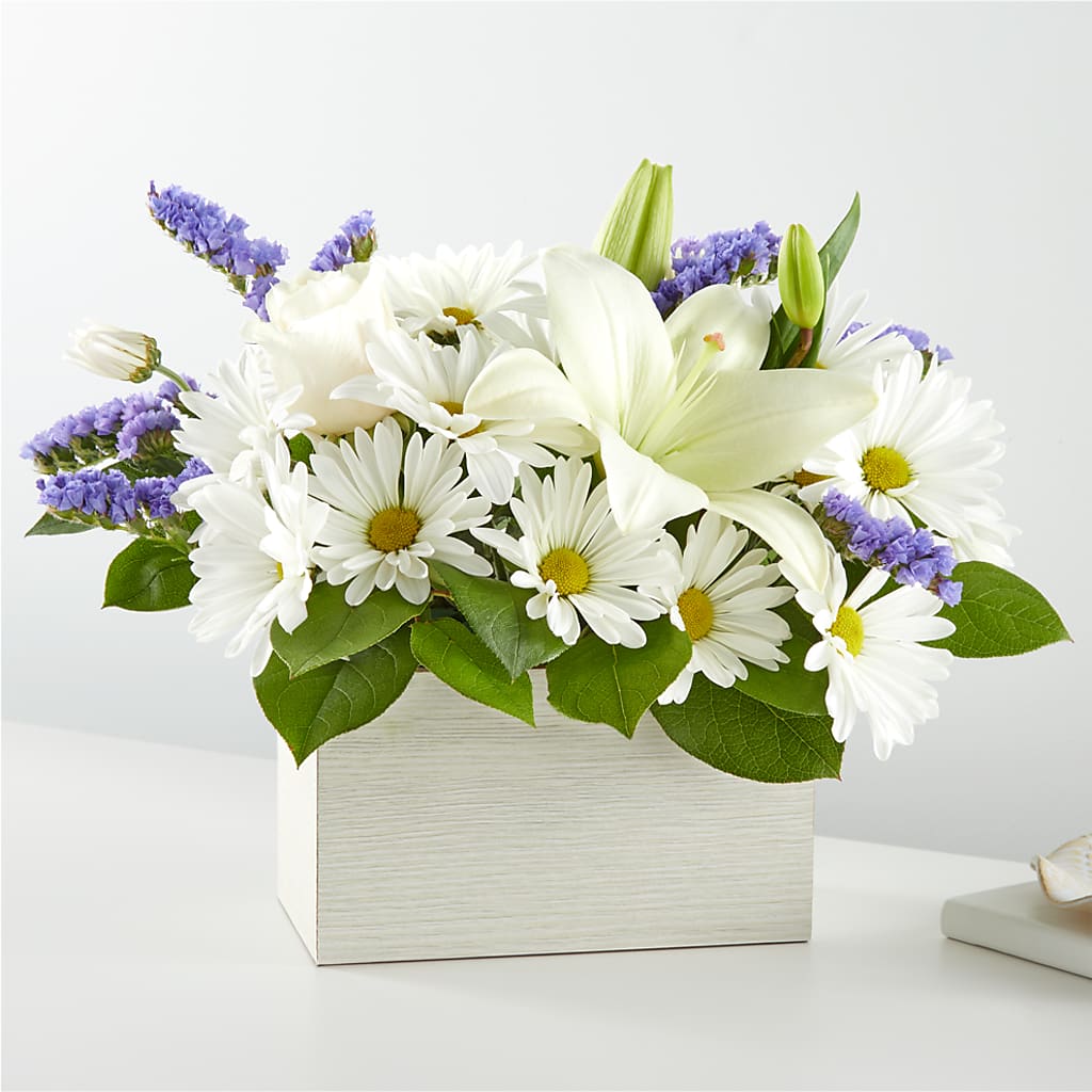 Beyond Blue Box Bouquet –  Touch Of Roses Inc, Visalia CA
