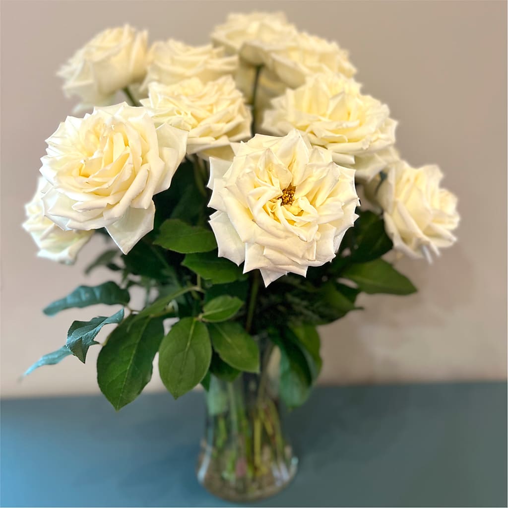 Long Stem Yellow Rose Bouquet –  Touch Of Roses, Visalia CA