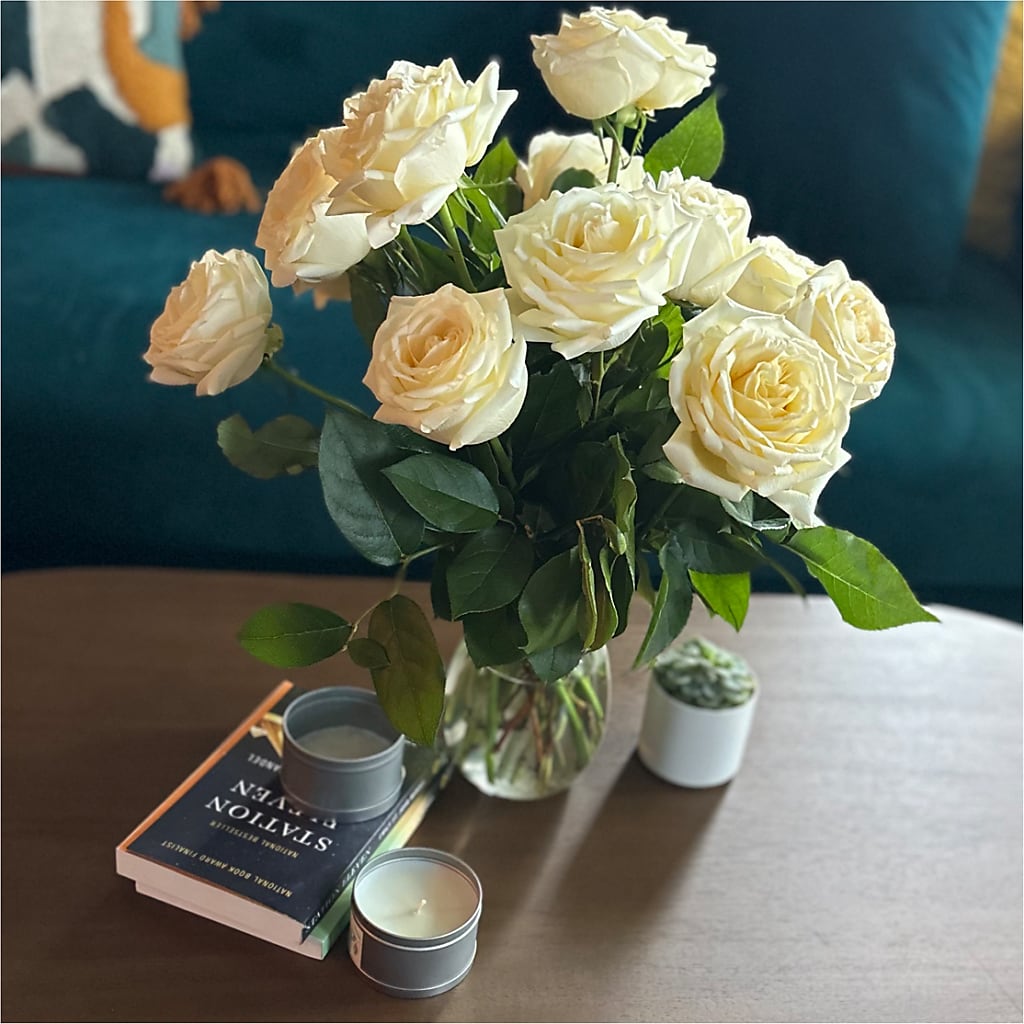 Long Stem Yellow Rose Bouquet –  Touch Of Roses, Visalia CA