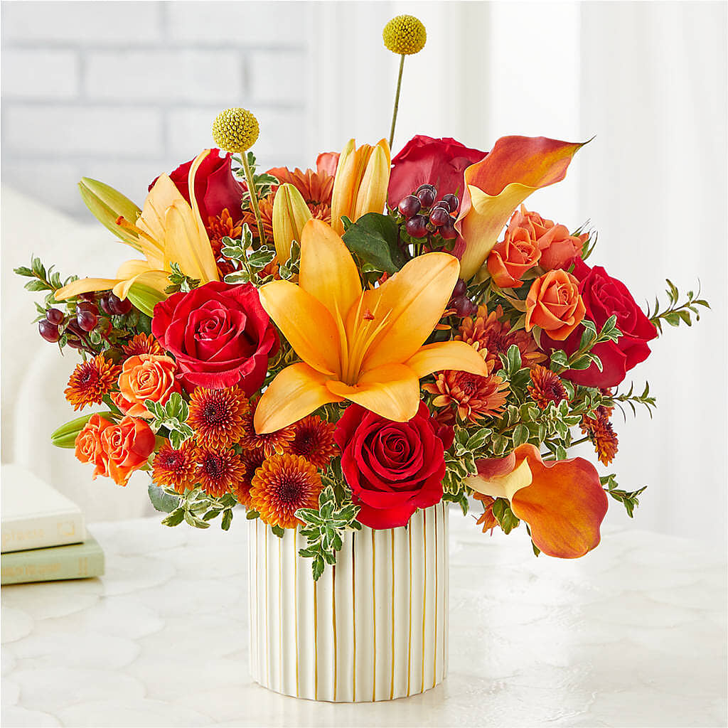 Scarlet Skies Bouquet –  Touch Of Roses Inc, Visalia CA