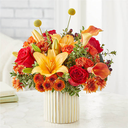 Scarlet Skies Bouquet –  Touch Of Roses Inc, Visalia CA