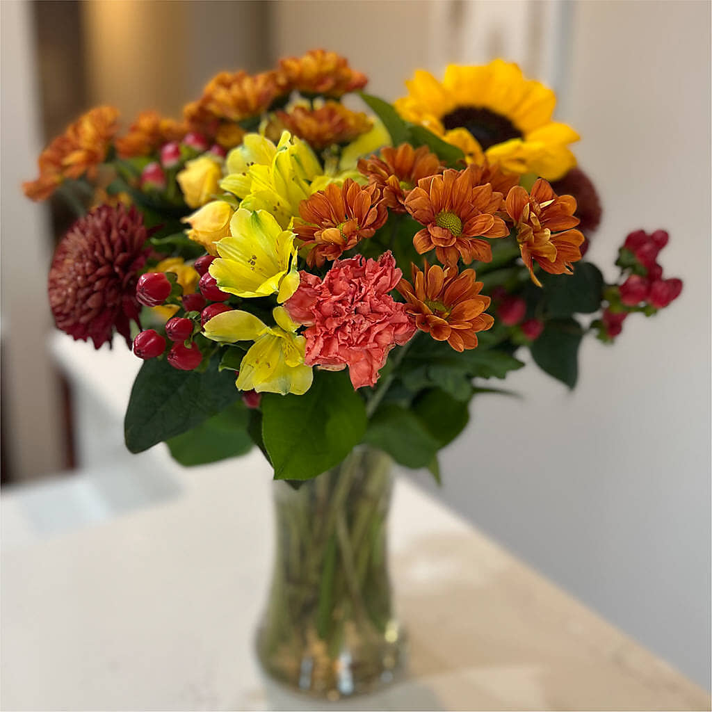 Fall Delight – A Florist Original –  Touch Of Roses, Visalia CA