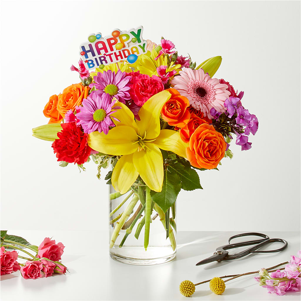 Cue the Confetti - A Florist Original –  Touch Of Roses, Visalia CA