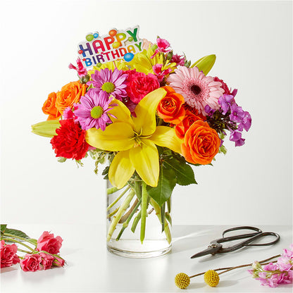 Cue the Confetti - A Florist Original –  Touch Of Roses, Visalia CA