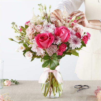 Pink Ribbon - A Florist Original –  Touch Of Roses, Visalia CA