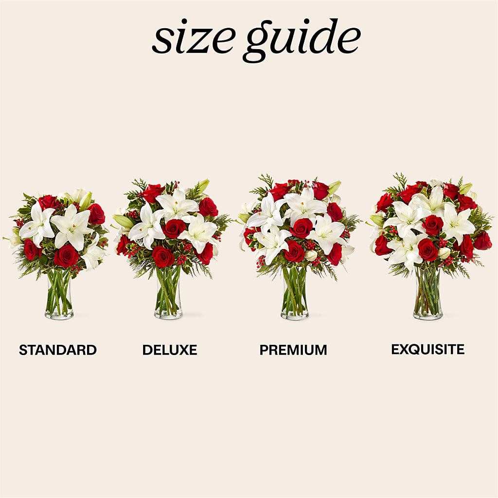 Sparkling Snowflakes Bouquet –  Touch Of Roses, Visalia CA