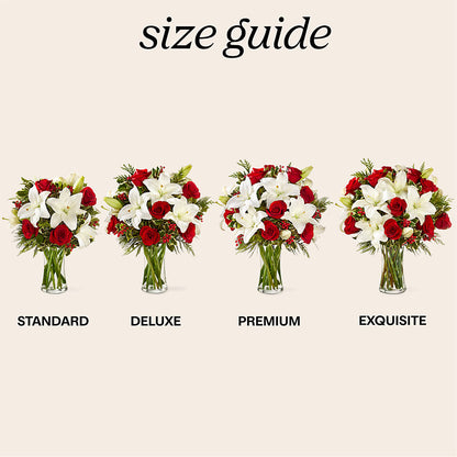 Sparkling Snowflakes Bouquet –  Touch Of Roses, Visalia CA