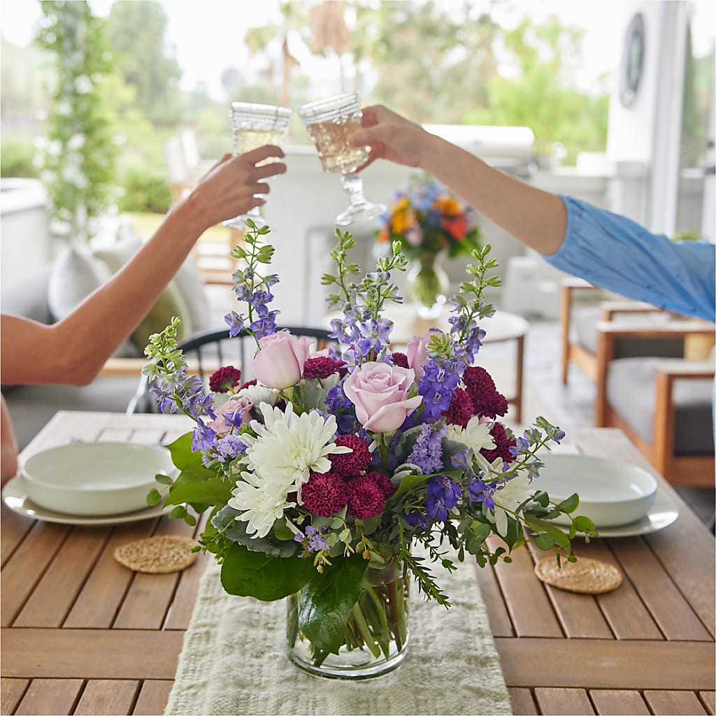 Violet Frost Bouquet –  Touch Of Roses, Visalia CA