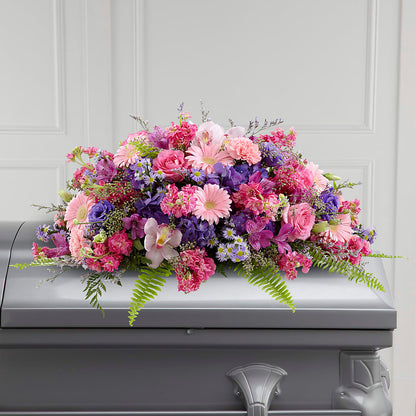 Glorious Garden Casket Spray –  Touch Of Roses INC, Visalia CA