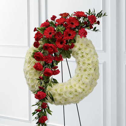 Graceful Tribute Wreath –  Touch Of Roses INC, Visalia CA