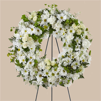 Faithful Wishes Wreath –  Touch Of Roses INC, Visalia CA