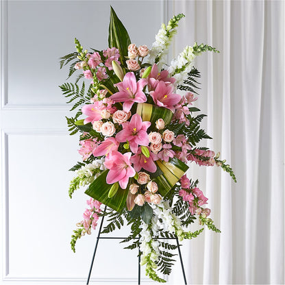 Elegant Embrace Standing Spray –  Touch Of Roses INC, Visalia CA