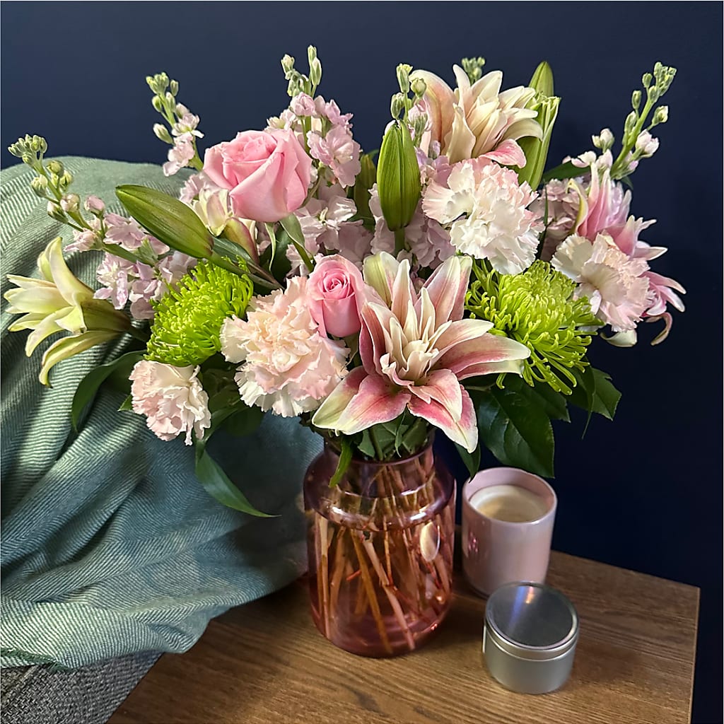 Pretty in Pink Bouquet –  Touch Of Roses, Visalia CA