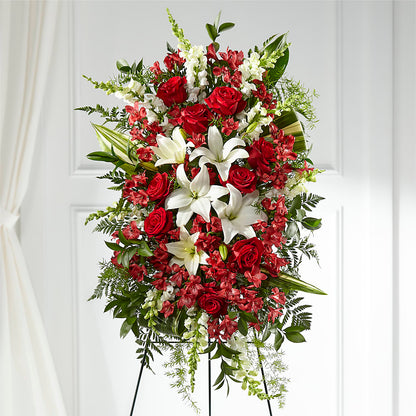Everlasting Memory Standing Spray –  Touch Of Roses INC, Visalia CA