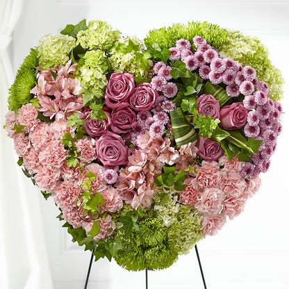 Heartwarming Standing Heart –  Touch Of Roses INC, Visalia CA