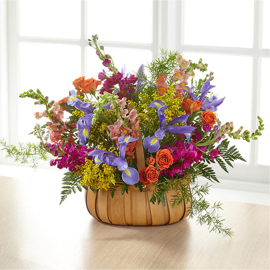 Garden of Life Basket –  Touch Of Roses, Visalia CA