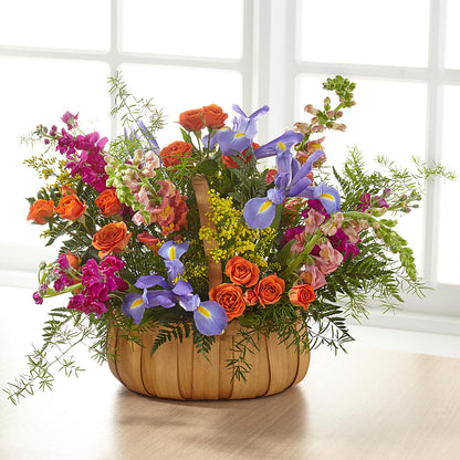 Garden of Life Basket –  Touch Of Roses, Visalia CA