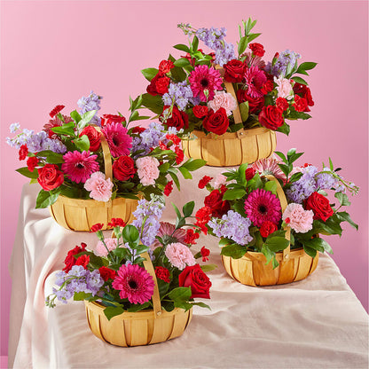 Pink Picnic Basket –  Touch Of Roses, Visalia CA