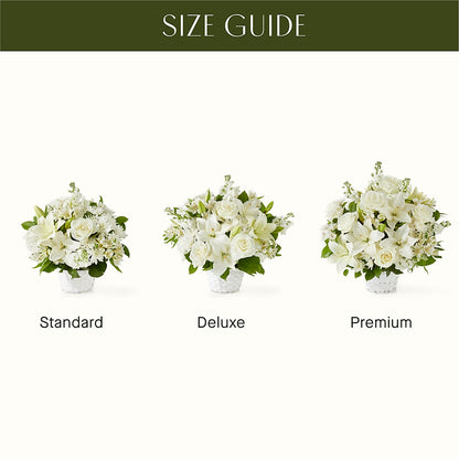 Peaceful Reflections Arrangement –  Touch Of Roses, Visalia CA