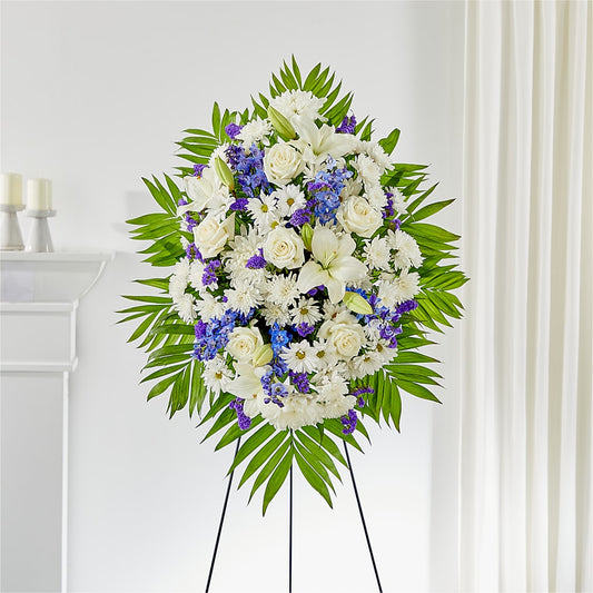 At Rest Standing Spray –  Touch Of Roses INC, Visalia CA