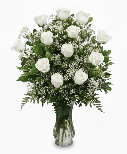 1 Dozen Radiant Rose Arrangement