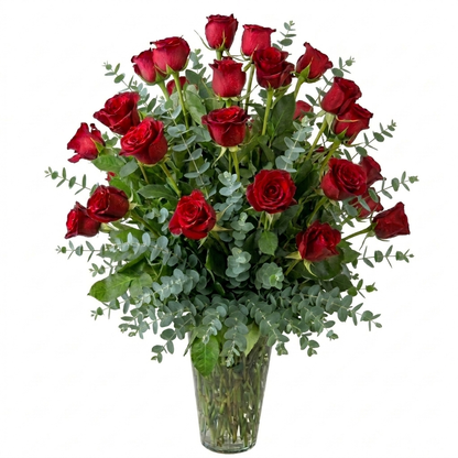 2 Dozen Radiant Roses Arrangement