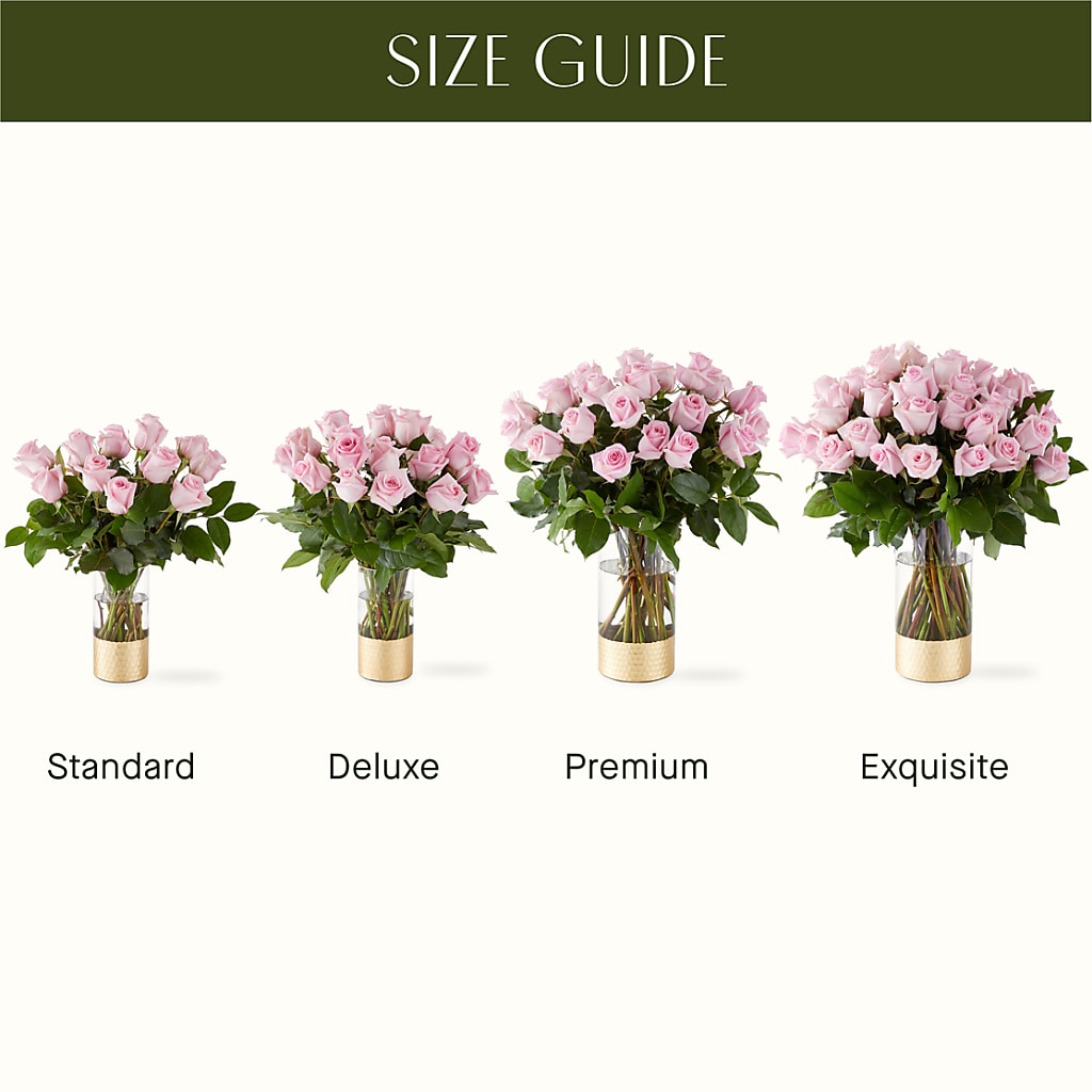 Picture Perfect Pink Rose Bouquet –  Touch Of Roses, Visalia CA