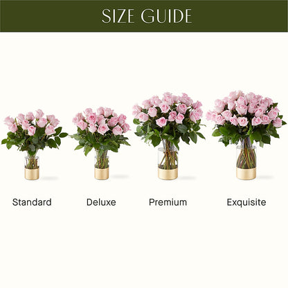 Picture Perfect Pink Rose Bouquet –  Touch Of Roses, Visalia CA