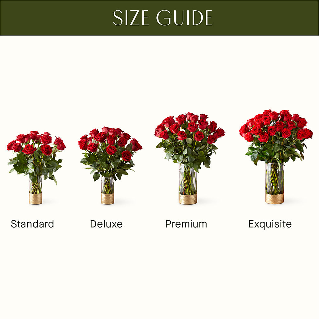 Classic Love Red Rose Bouquet –  Touch Of Roses, Visalia CA