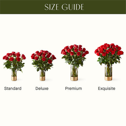 Classic Love Red Rose Bouquet –  Touch Of Roses, Visalia CA