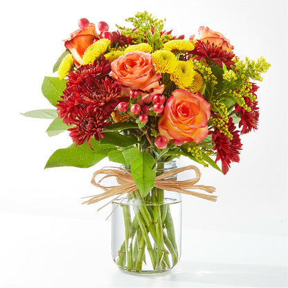 Apple Picking Bouquet –  Touch Of Roses, Visalia CA