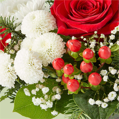 Chance of Flurries Bouquet –  Touch Of Roses, Visalia CA
