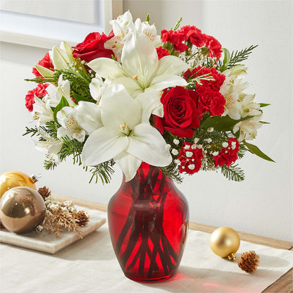 Holiday Season Bouquet –  Touch Of Roses, Visalia CA