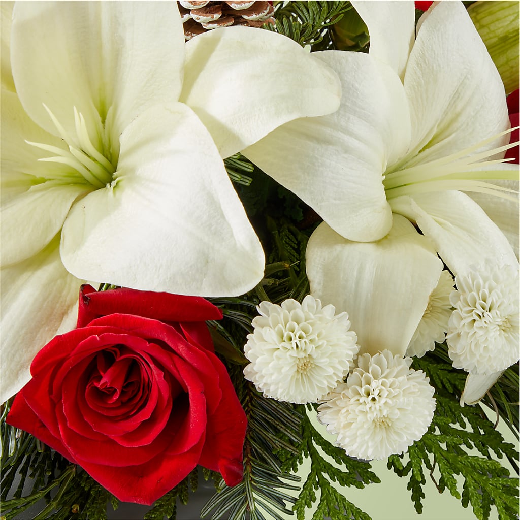Seasonal Festivities Centerpiece –  Touch Of Roses, Visalia CA
