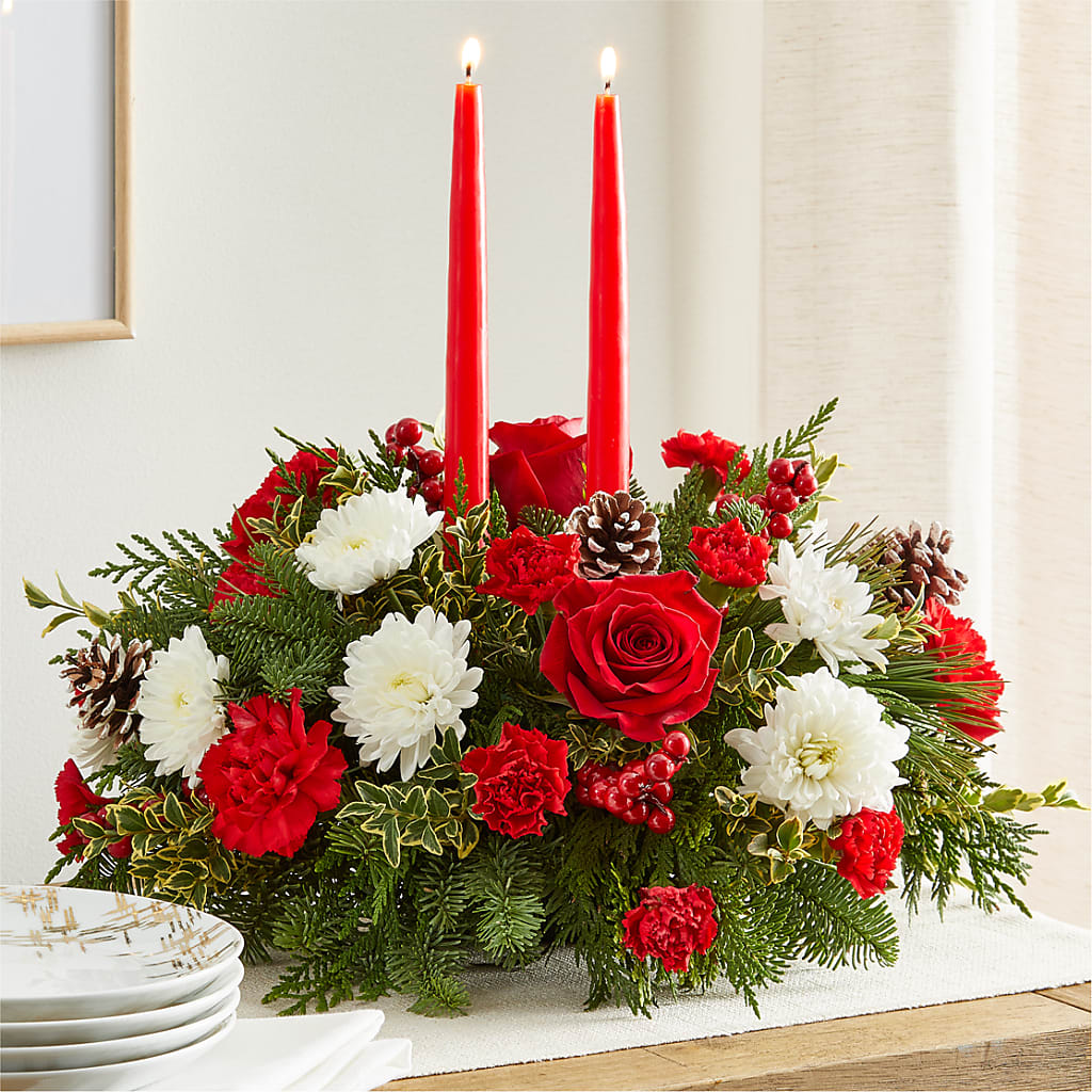 Holiday Soiree Centerpiece –  Touch Of Roses, Visalia CA