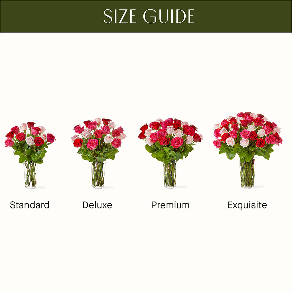 Charming Rose Bouquet –  Touch Of Roses, Visalia CA