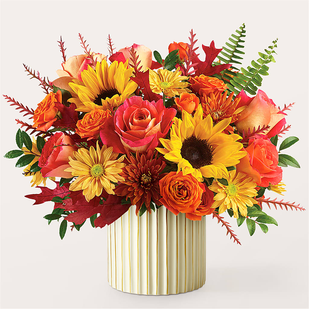 Fall Campfire Bouquet –  Touch Of Roses, Visalia CA