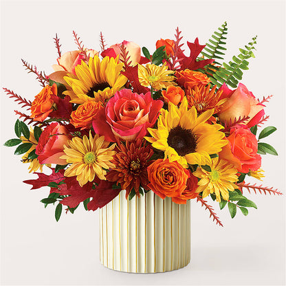 Fall Campfire Bouquet –  Touch Of Roses, Visalia CA