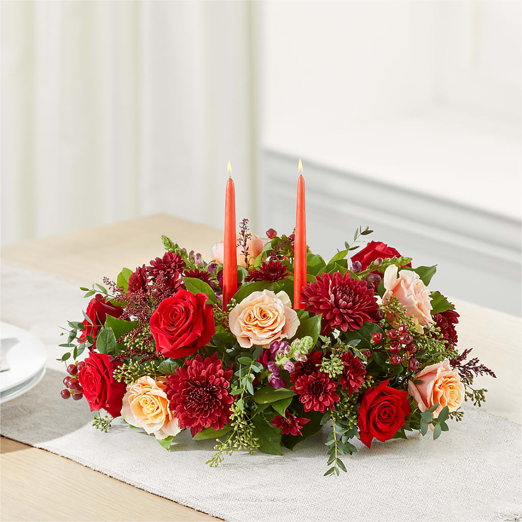 Most Thankful Centerpiece –  Touch Of Roses Inc, Visalia CA