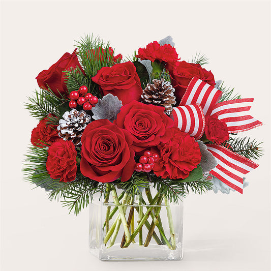 Baking Spirits Bright Bouquet –  Touch Of Roses, Visalia CA