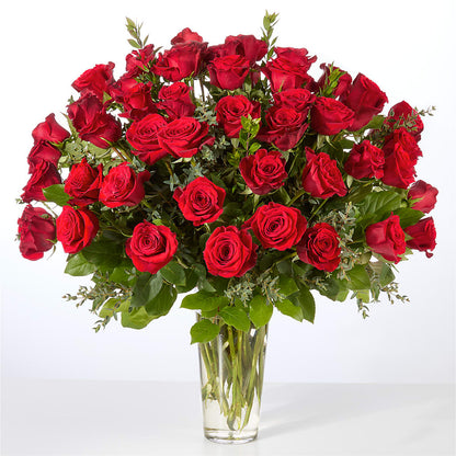 Forever Yours Fifty Stem Red Rose Bouquet –  Touch Of Roses INC, Visalia CA